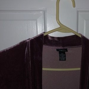 Rue21 velvet cardigan